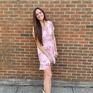 Altar’d State Pink Floral Dress